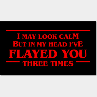 Mind Flayed Passive Aggressive Tshirt For Pop Culture Fans Posters and Art